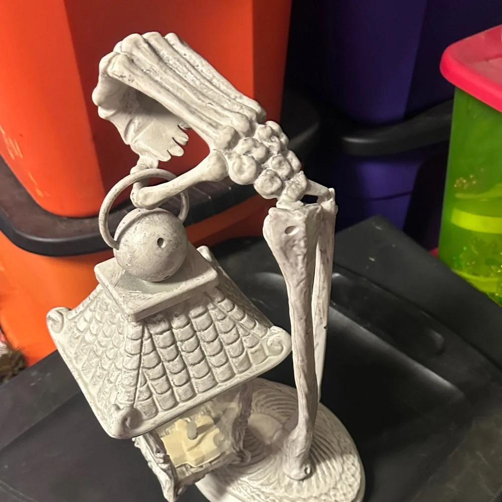 Target White Skeleton Hand Lantern